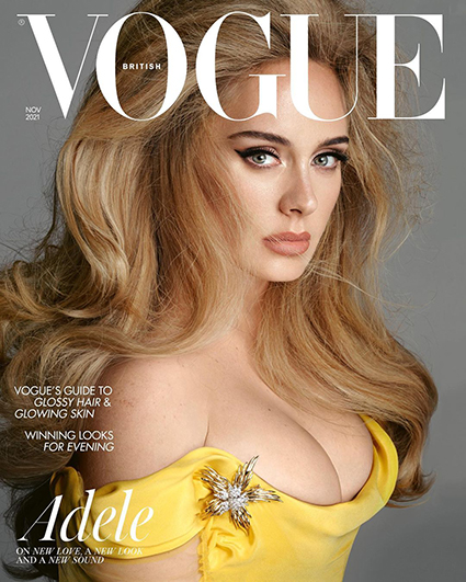 Adele starred for the cover of Vogue and gave her first interview in 5 years: about divorce, new lover and losing weight