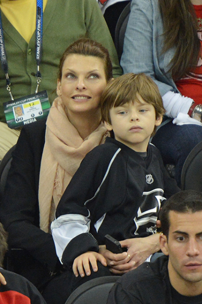 Linda Evangelista published a rare photo of her son from François-Henri Pinault