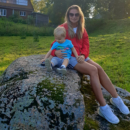 Maria Mironova published a new video with her two-year-old son